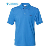 Columbia 哥伦比亚 1811141 2018新品 男士短袖POLO衫 蓝色 L