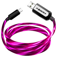 power4 LED流光数据线 粉色 1米