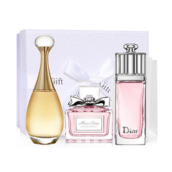 Dior 迪奥 香水小样3件套礼盒（真我 5ml+魅惑 5ml+花漾 5ml）