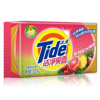 Tide 汰渍 洗衣皂 202g 洁净果香  