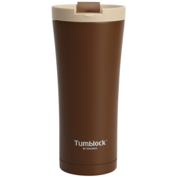 商品glasslock 三光云彩 gtl2201b 不锈钢保温杯 咖色 480ml