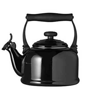 Le Creuset 酷彩 经典碳钢烧水壶 2.1L 黑色