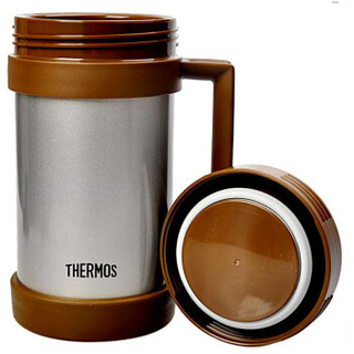 THERMOS 膳魔师 JMF-501 真空不锈钢保温杯 棕色 490ml