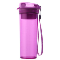 Tupperware 特百惠 晶彩茶韵 塑料杯 400ml 桑莓紫