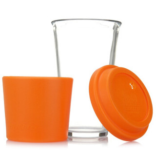  Glasslock 三光云彩 RC106-1 钢化玻璃杯 500ml 橙色