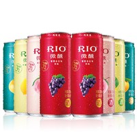 RIO 锐澳 微醺系列 预调酒组合 微醺4种口味 330ml*8罐 （微醺4种口味*2）
