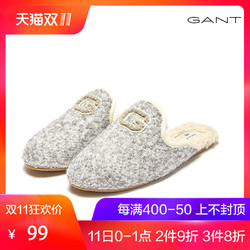 GANT/甘特女士秋冬时尚休闲家具毛线拖鞋15598005