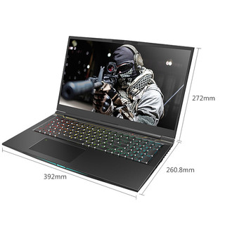  MECHREVO 机械革命 X8Ti Plus 17.3英寸游戏本（i7-8750H、8GB、128GB+1TB、 GTX1060 6G）