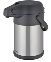 THERMOS 膳魔师 不锈钢真空保温壶 3.0L 不锈钢黑 TAH-3000 SBK