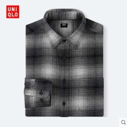 优衣库 UNIQLO 416055 男装 法兰绒格子衬衫(长袖)