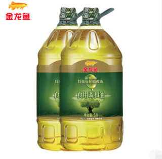  金龙鱼 10%特级初榨橄榄调和油 5L*2瓶