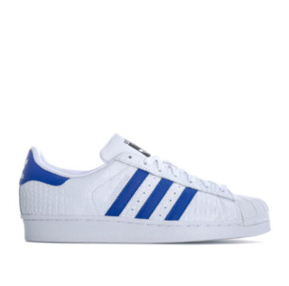 adidas Originals男士 Superstar 运动鞋 White blue UK8.5