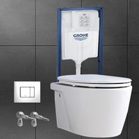 装修党：GROHE 高仪 39321000 全进口壁挂马桶套装