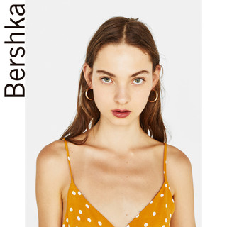 Bershka 巴适卡 05444168305-23 女士波点V领吊带连衣短裙