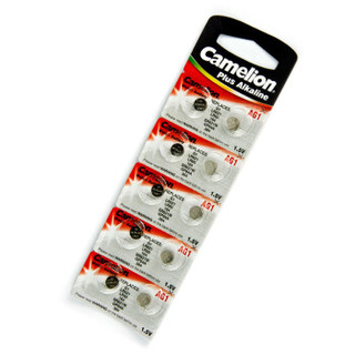 Camelion 飞狮 AG1/LR621/364/SR621W纽扣电池 扣式电池10粒 适用手表/计