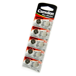 Camelion 飞狮 AG13/LR44/357/SR44W纽扣电池 扣式电池 10粒 适用手表/计算器/体温计