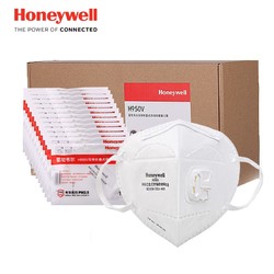 Honeywell 霍尼韦尔 H950V KN95 头带耳带带呼吸阀口罩 25只