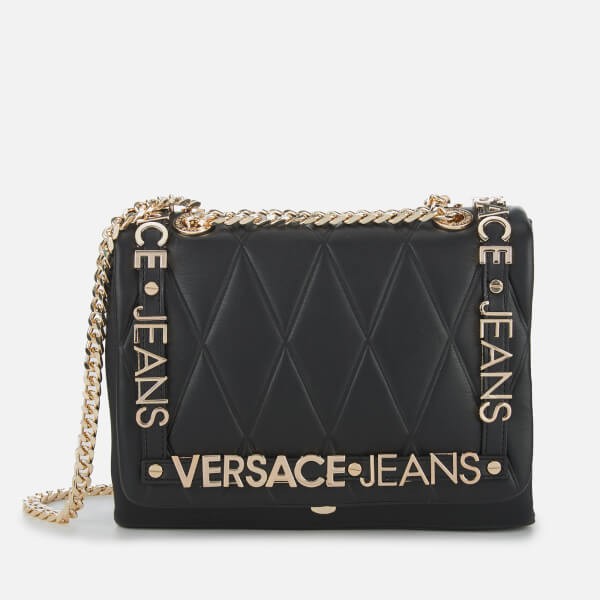  VERSACE JEANS QUILTED LOGO 女士链条包