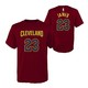 历史新低：Lebron James Cleveland Cavaliers #23 Wine Youth Name & Number T Shirt