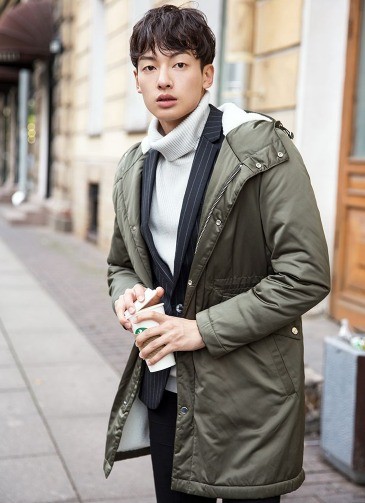 gxg 64808001404 男士加绒大衣