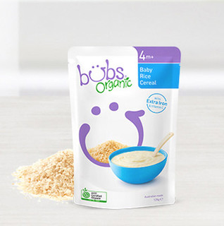 Bubs 有机婴儿米粉 125g*10+混合谷物米粉 125g*6