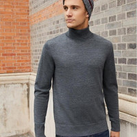  Gap 盖璞 373570 男士高领羊毛衫