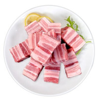 金锣  猪带皮五花肉块 500g/袋