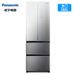 松下（Panasonic） NR-D380TP-S 380升 顶置压缩机变频风冷多门冰箱