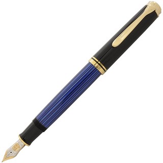 Pelikan 百利金 Souverän帝王 M800 钢笔 (18K、树脂、F 0.5mm、蓝黑色)