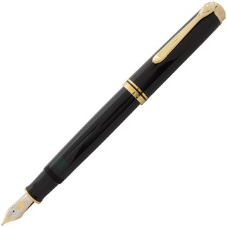 Pelikan 百利金 Souverän帝王 M800 钢笔 (18K、树脂、F 0.5mm、蓝黑色)