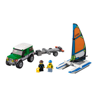 LEGO 乐高 城市系列 60149 四驱车与双体帆船