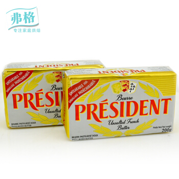  总统 PRÉSIDENT 无盐黄油 200g