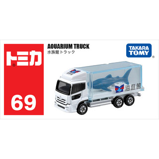 TOMY 多美 仿真合金小汽车模型 746829 69号大阪鲨鱼运输车