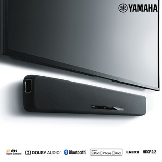 YAMAHA 雅马哈 YAS-107 蓝牙回音壁电视音响 黑色