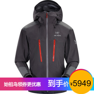 ARC'TERYX 始祖鸟 Alpha AR 14561 男士连帽冲锋衣 (碳黑、s)