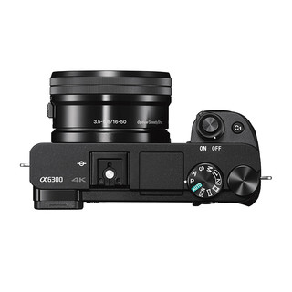 SONY 索尼 Alpha 6300 APS-C画幅 微单相机 黑色 E PZ 16-50mm F3.5 OSS 变焦镜头 单头套机