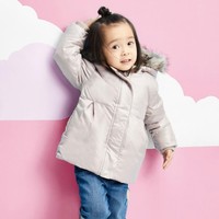 Old Navy 老海军 857135-1 儿童加厚仿毛领连帽外套