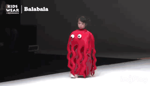 Balabala 巴拉巴拉 行走的章鱼小丸子 明星同款连衣裙