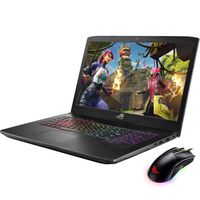ASUS 华硕 ROG GL703GE 17.3英寸 游戏笔记本 (i7-8750H、16GB、256GB+1TB、GTX 1050Ti)