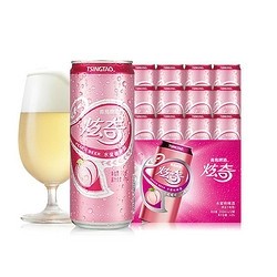 TSINGTAO 青岛啤酒 炫奇果啤 水蜜桃味 310ml*12听