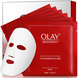 OLAY 玉兰油 新生塑颜修纹弹力面膜 6片