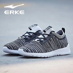 鸿星尔克（ERKE）跑步鞋新品男鞋轻便休闲舒适跑步鞋运动鞋橡胶男士慢跑鞋11118220123