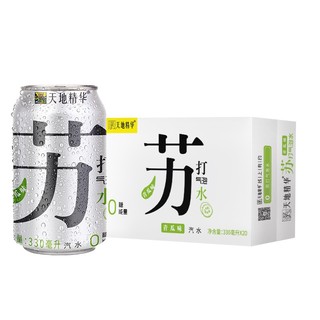 天地精华 气泡水青瓜味 330ml*20瓶