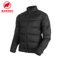 猛犸象 Mammut 男士超轻量易收纳防钻绒中层羽绒服750蓬欧洲鹅绒 1013-00670  黑色 M