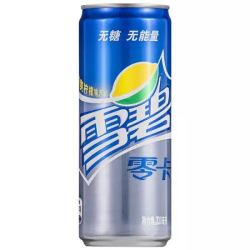 雪碧 Sprite 零卡 无糖零卡 汽水 碳酸饮料 330ml*24罐 整箱装 可口可乐公司出品 新老包装随机发货