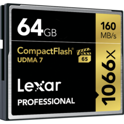 Lexar 雷克沙 1066x Professional UDMA 7 CF存储卡 64GB