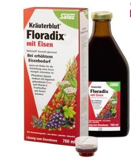 Salus Kräuterblut 莎露斯 Floradix 铁元 700ml 3盒装