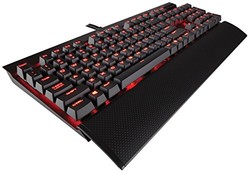 Corsair 海盗船 K70 LUX Cherry青轴红色背光机械键盘(原价$119.99)