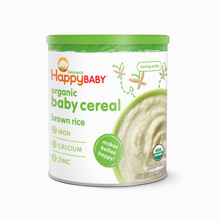 HAPPY BABY 禧贝 婴幼儿有机糙米米粉  198g *5件