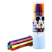 Disney 迪士尼 可水洗水彩笔 12色*2罐 送填色本+勾线笔